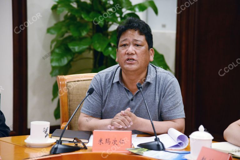 米玛次仁 时任西藏昌都市疾控中心主人  2018年6月24日西藏大骨节病调研工作会