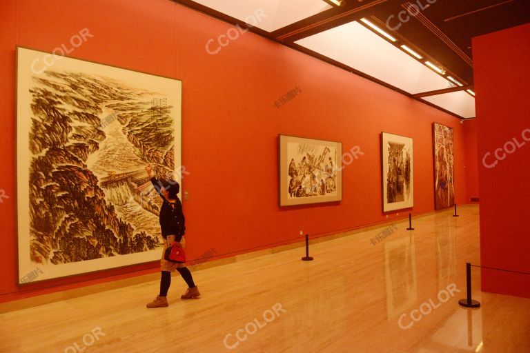 第十三届中国艺术节全国优秀作品展，中国美术馆