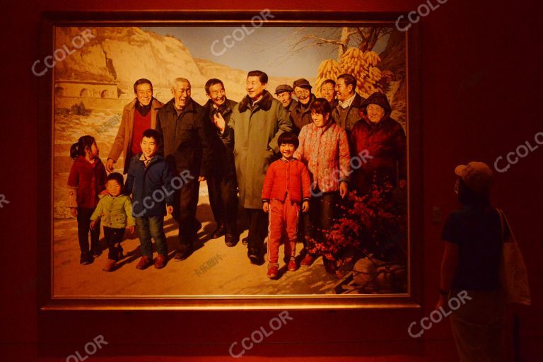“迎接二十大，奋进新征程”展，中国美术馆
