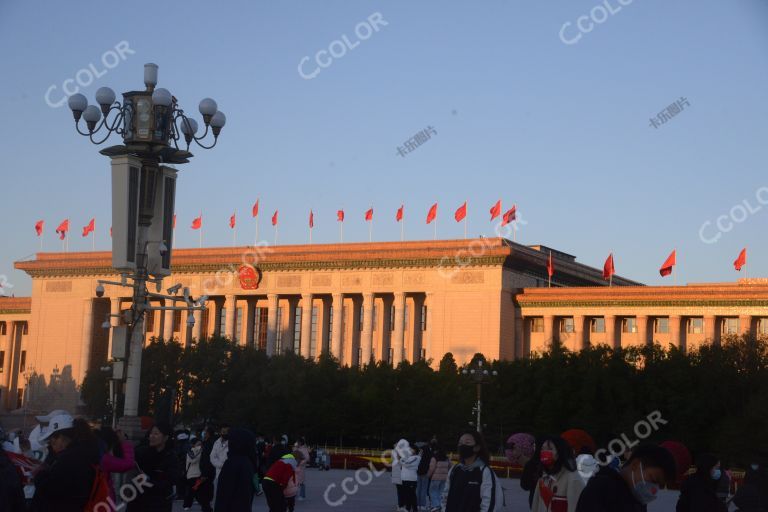 十月的北京，人民大会堂