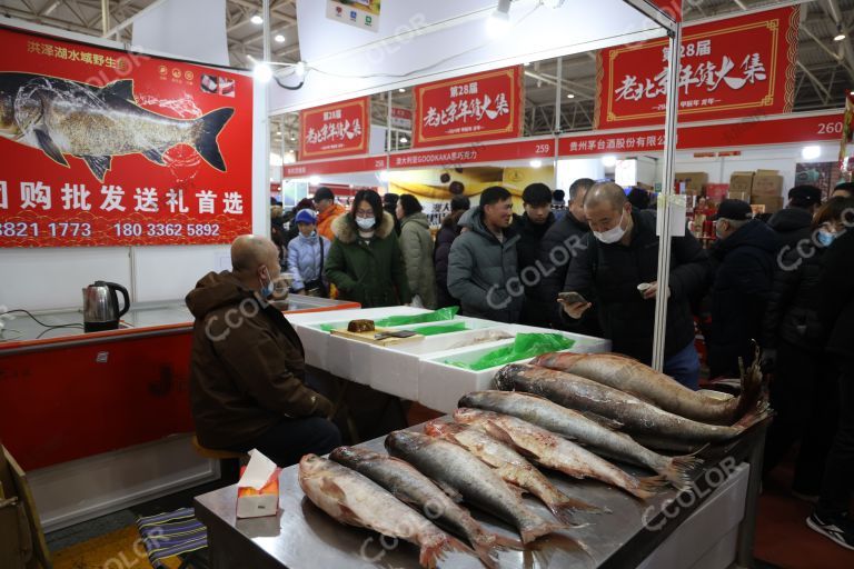 海参、虾皮、鱼等水产品，2024老北京年货大集