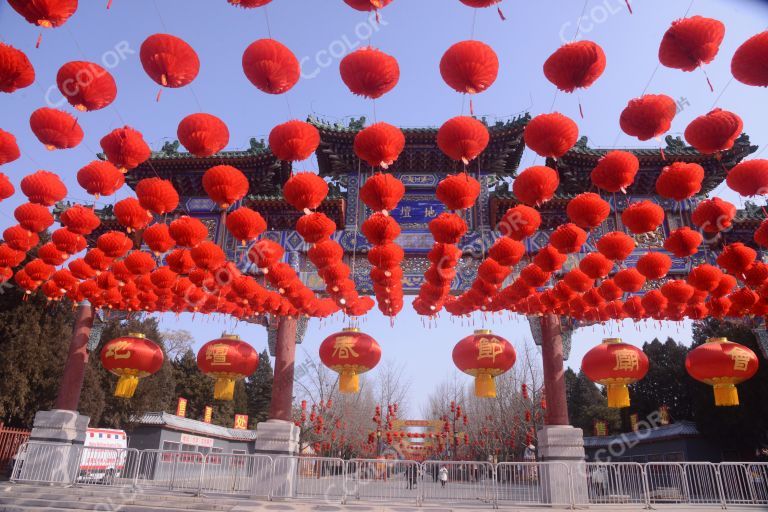 春节，地坛公园2024年春节景观布置